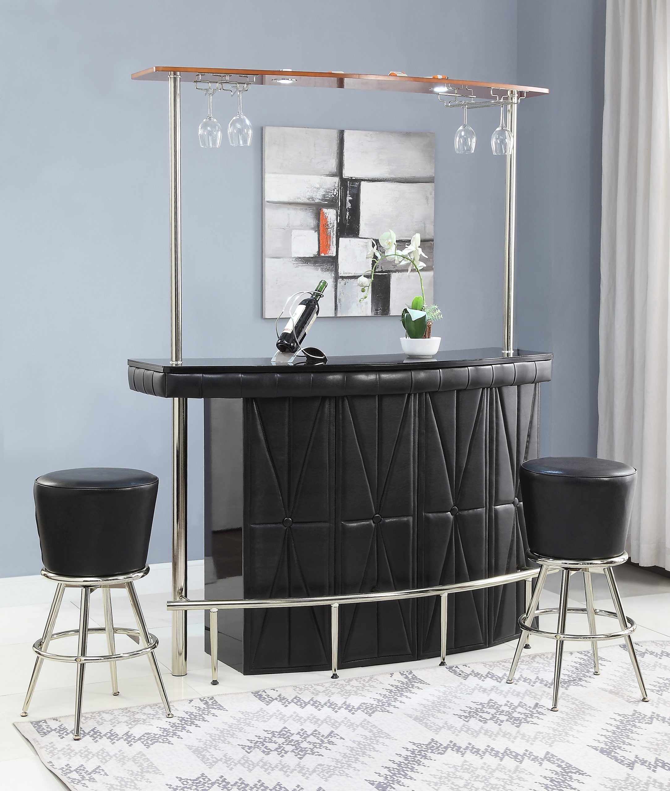 Home bar shop with counter