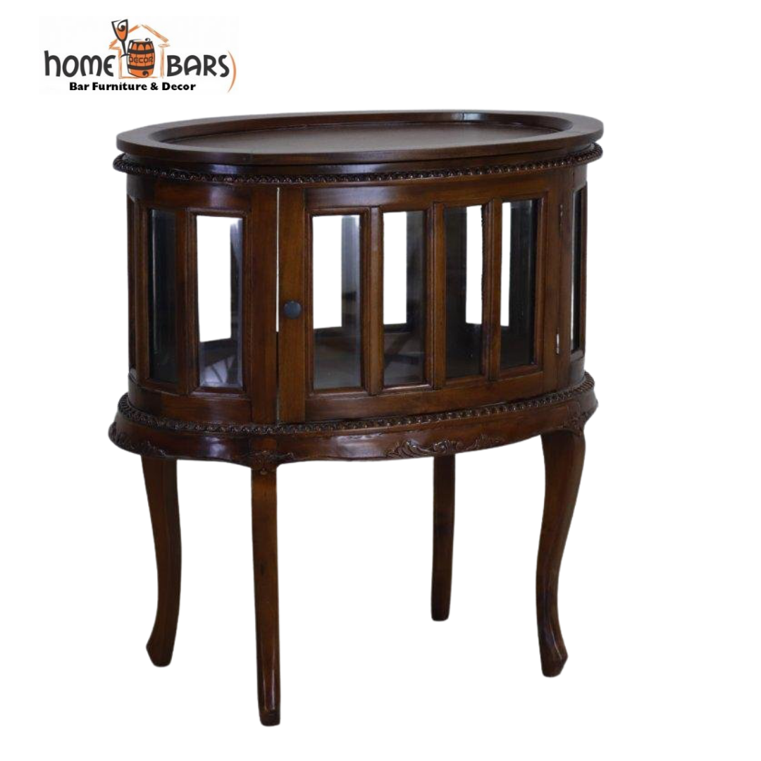Mahogany clearance liquor cabinet