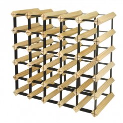 30 Bottle Timber Wine Rack