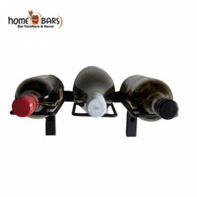 3 Bottle Wall Wine Rack or Wine Glass Hanger 