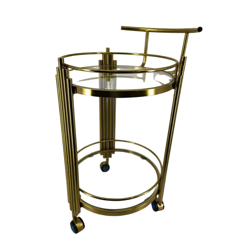 Flame Gold Bar Cart Home Bars