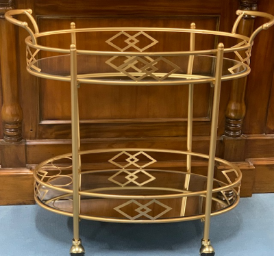 Trellis Bar Cart