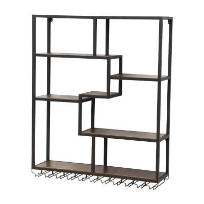 Melbourne Wall Mounted Industrial Bar Shelf