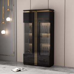Black Display Cabinet