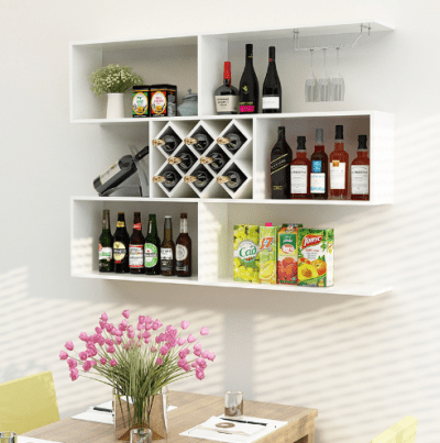 Wall Mounted Wooden Shelf
