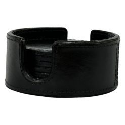 LEATHER ROUND COASTER