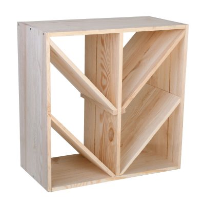 The clever diagonal design allows you to store up to 38 wine bottles securely and attractively, while also making it easy to access and display your favorite vintages. Whether you're a casual wine lover or a dedicated collector, this wine rack offers the perfect blend of functionality, aesthetics, and space-saving design.