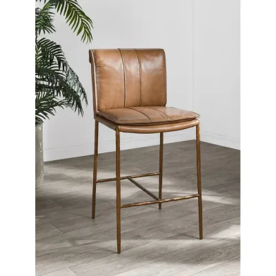 Home Bars leather stool
